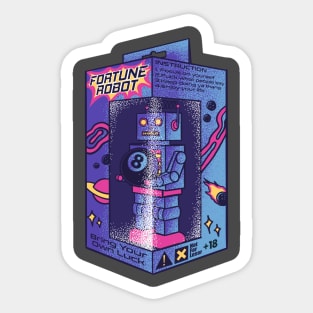 Fortune Robot Sticker